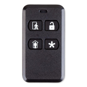2GIG Key2-345 remote on a keyring enables quick home control.