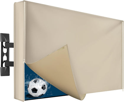 2win2buy front view of cover on outdoor TV protecting screen