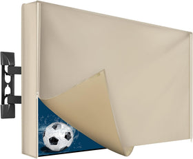 2win2buy front view of cover on outdoor TV showing full protection benefit