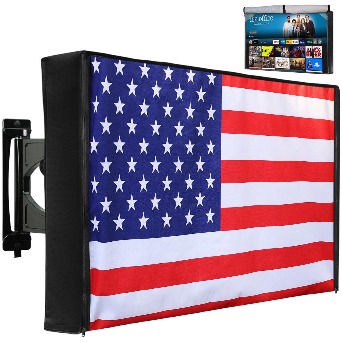 2win2buy Outdoor TV Cover front view protects 39-40 inch screens from weather