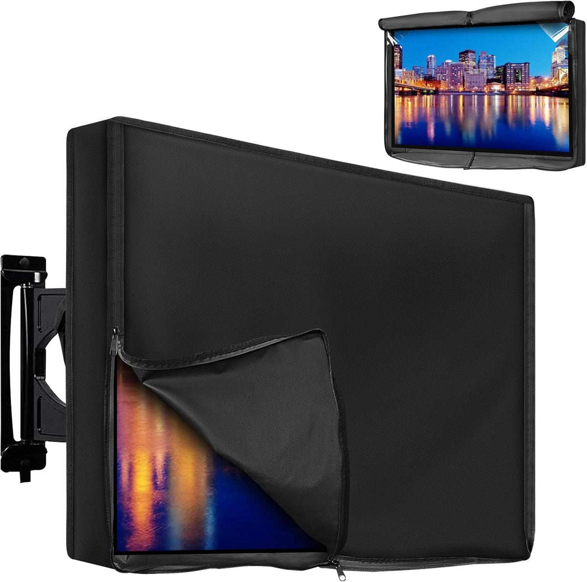 2win2buy Outdoor TV Cover 41–43 inch front view protects against rain and dust.