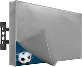 2win2buy Outdoor TV Cover front view protects a 30-32 inch screen from sun and rain.