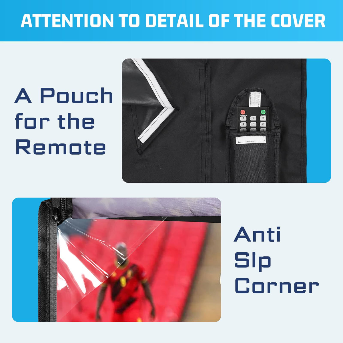 2win2buy Remote pocket keeps controls safe