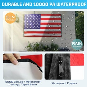 2win2buy Cover with roll-up feature for quick access to the TV