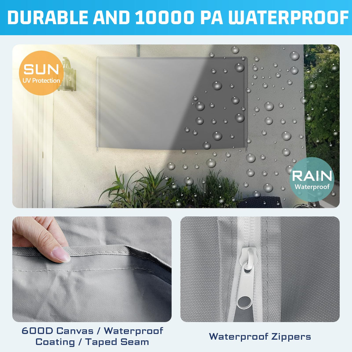 2win2buy cover with roll-up option for quick viewing without removal