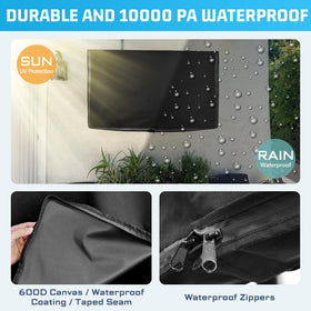 2win2buy reinforced corners and triangular supports prevent shift in windy conditions.