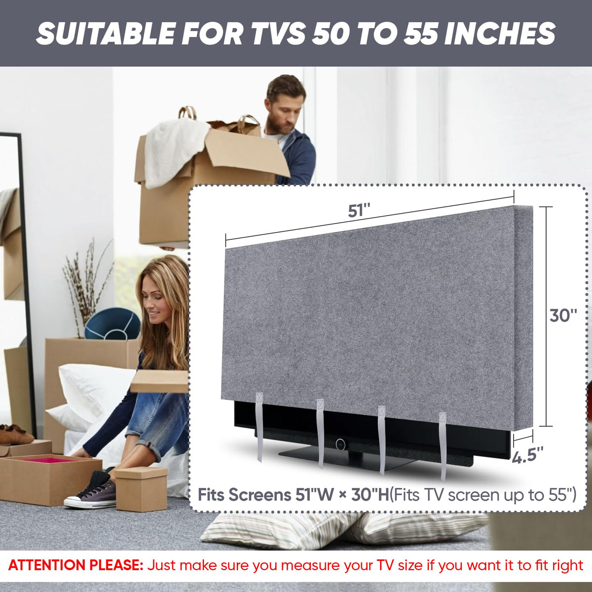 2win2buy TV cover stored flat when not in use
