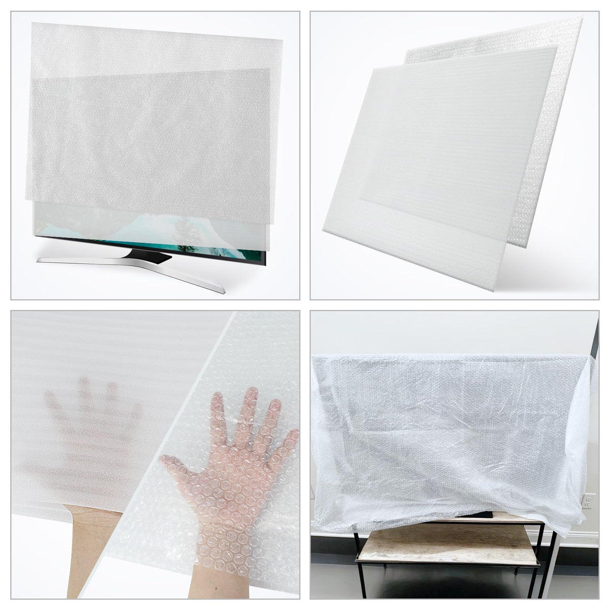 2win2buy TV wrap cover easy to wrap around for quick protection.