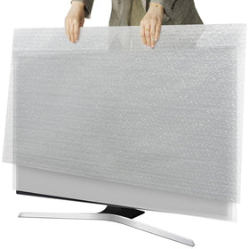 2win2buy TV wrap cover inner pearl cotton layer protects screen during relocation.