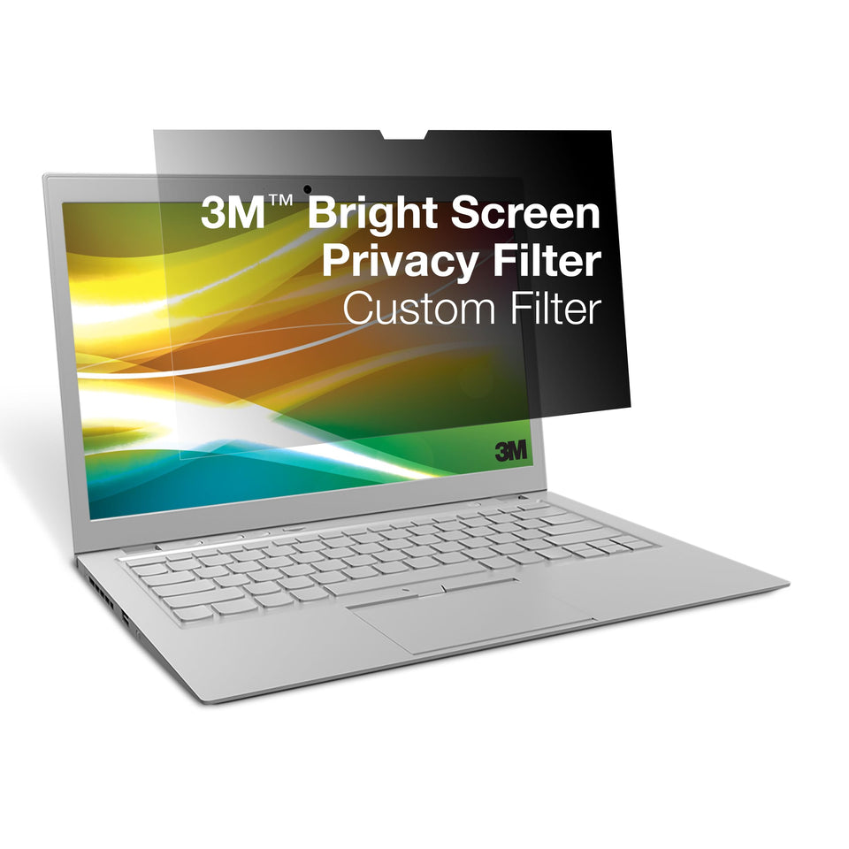 3M Bright Screen front view on MacBook Air 13 showing bright clear display benefit