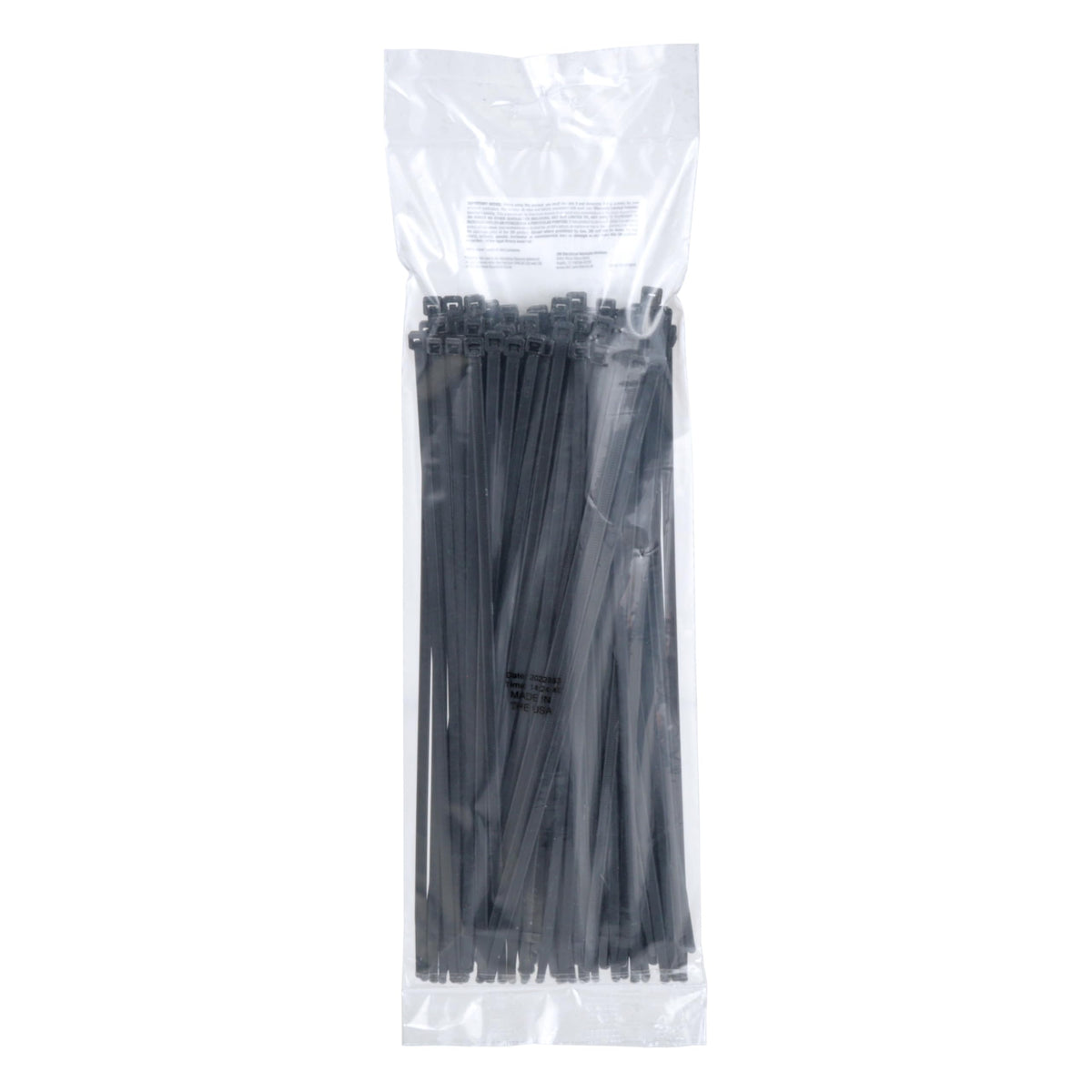 3M CT11BK50 nylon cable tie with self-locking head for secure bundles