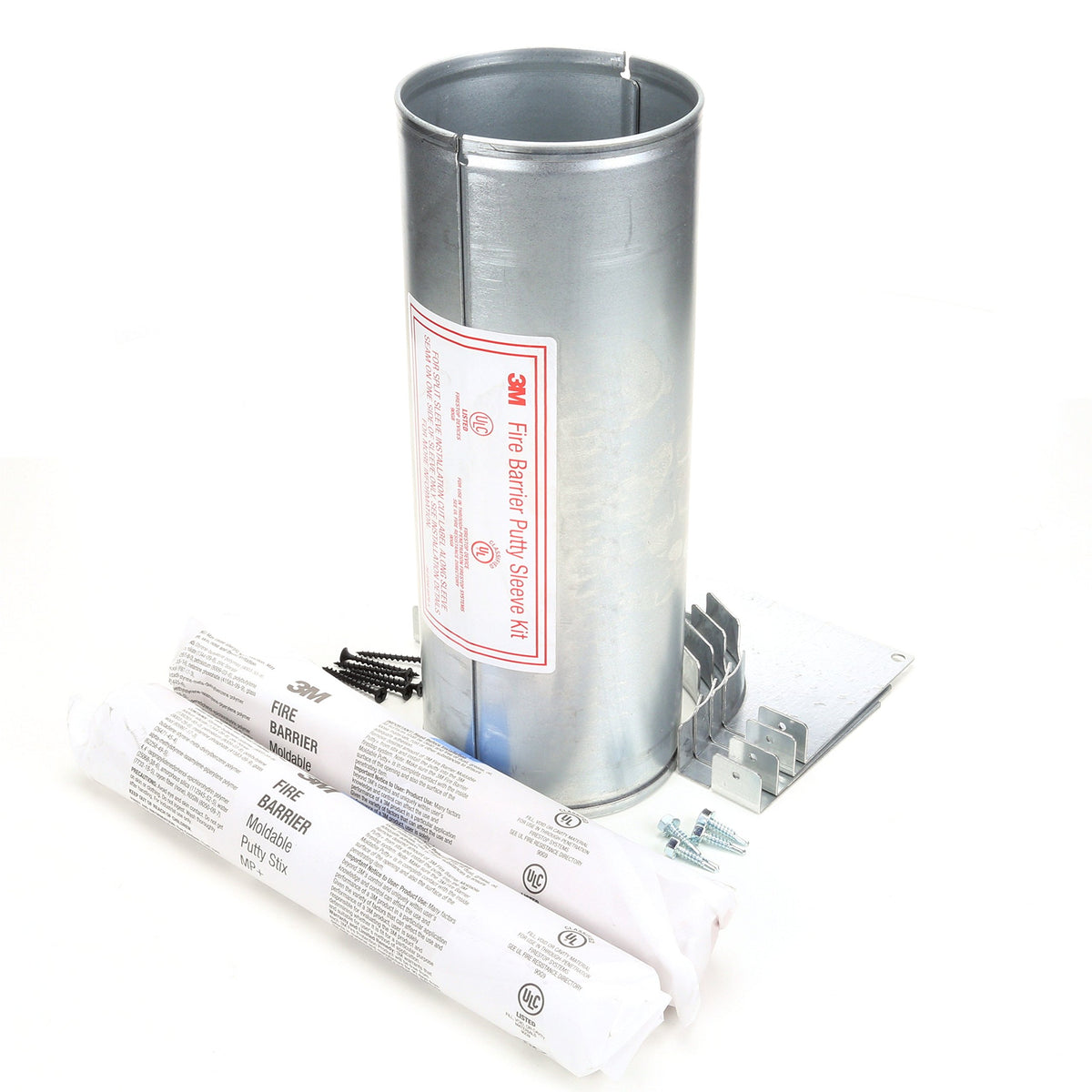 3M kit packaging illustrates readiness for 4-hour fire-rated penetrations.