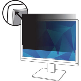 3M privacy filter front view showing clean edge and black finish for discreet protection