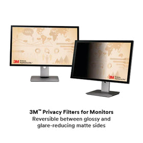 3M privacy filter matte side close-up reducing glare under bright light