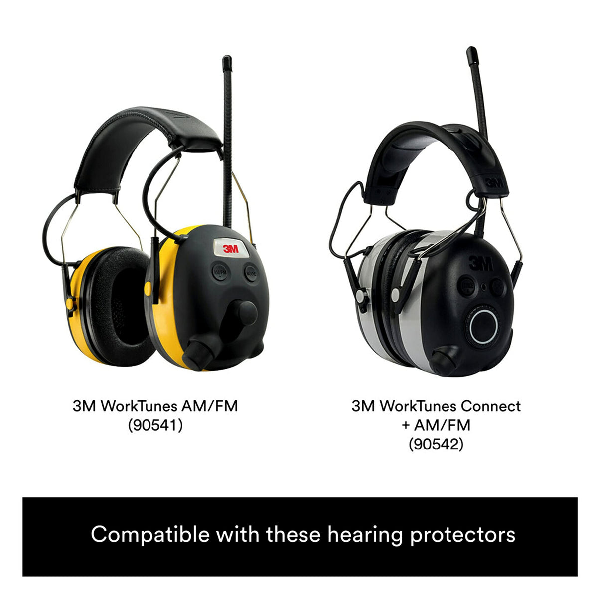 3M WorkTunes packaging is recyclable for responsible product care.