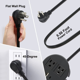 4 LEAF grommet with 6.56 ft extension cord for flexible placement