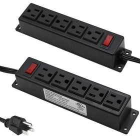 4 Leaf screw-down power socket under cabinet for neat, hidden setup