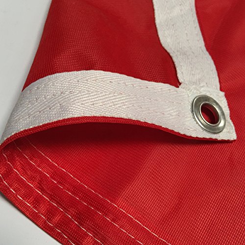 4LessCo close-up of metal grommet and reinforced edge for secure hanging