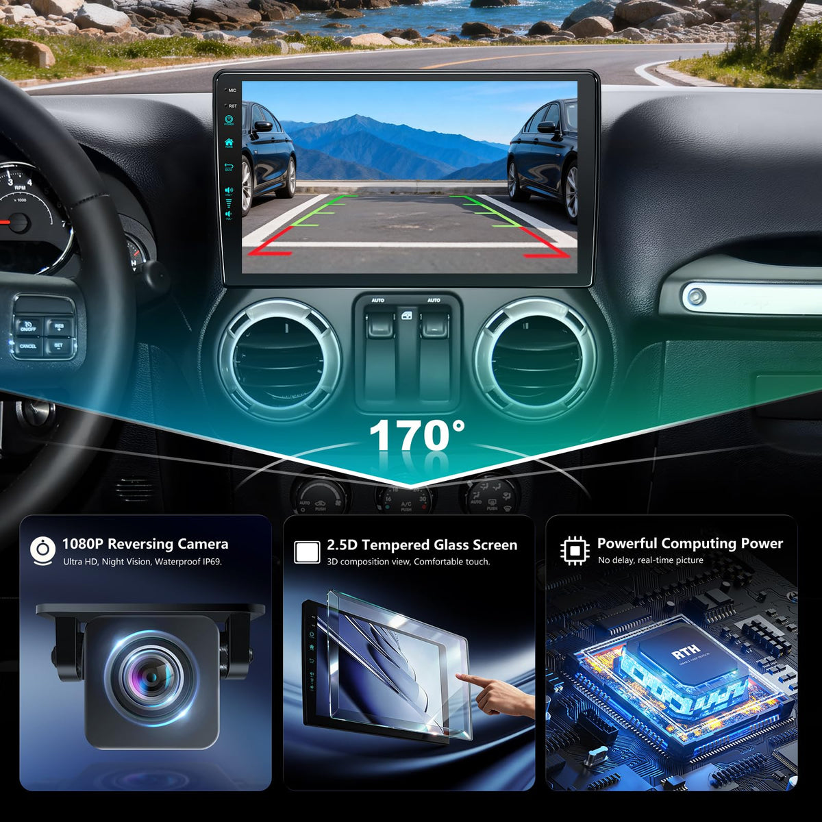 4uAuto RAM ROM storage interface screenshot showing smooth apps and maps