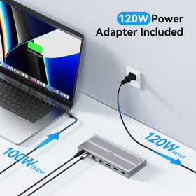 4URPC docking station with Ethernet and USB ports for fast connectivity.