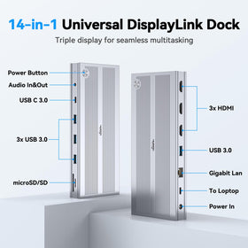 4URPC dock with SD and MicroSD slots for media transfer.