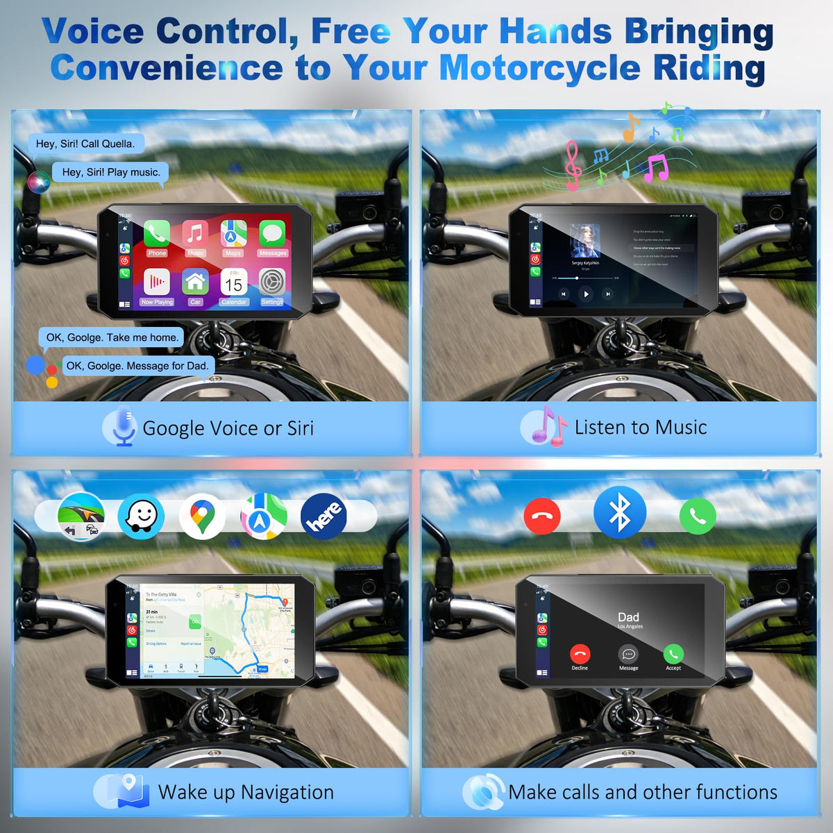 52HZ dual 2K dash cams front and rear with loop recording