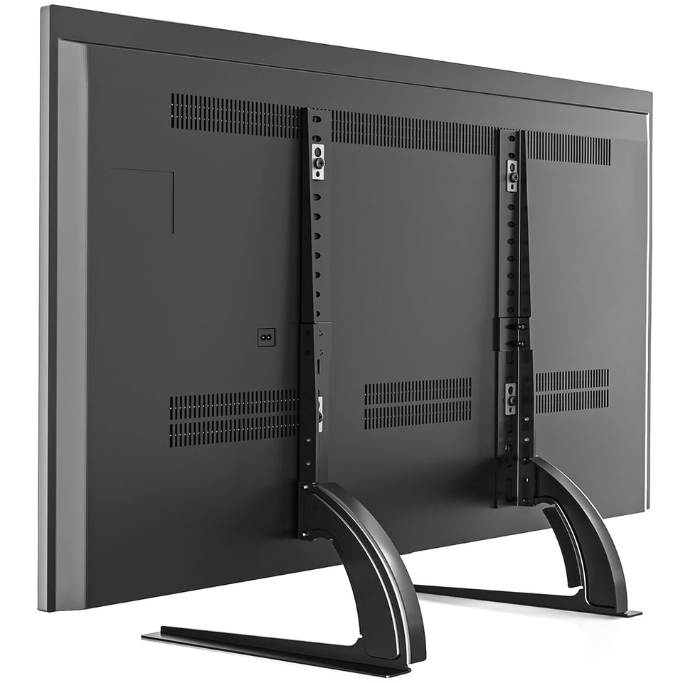 5Rcom front view assembled TV stand shows stable support and easy placement
