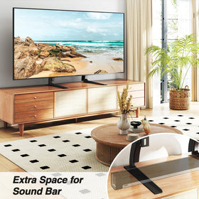 5Rcom installed with 55-inch TV in living room for flexible placement