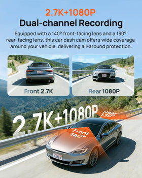 70mai A510 24/7 parking mode detects vibrations for security