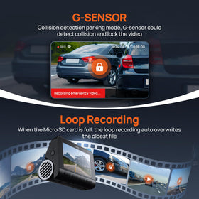 70mai A800S 24 hour parking surveillance with G sensor