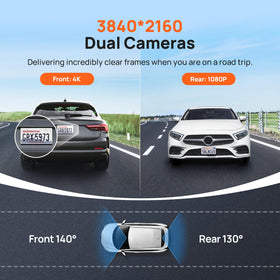 70mai A800S StarVis sensor and seven-layer glass for low light clarity
