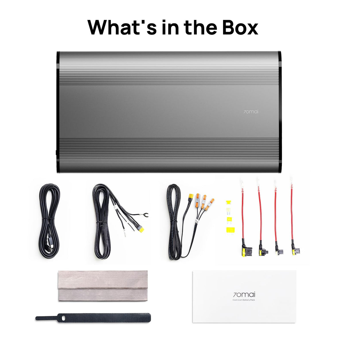70mai dash cam battery pack low voltage protection safeguarding during ignition