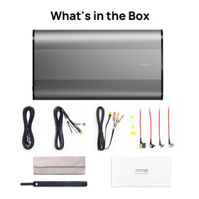 70mai dash cam battery pack low voltage protection safeguarding during ignition