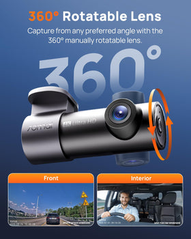 70mai M310 Plus voice control for hands-free operation.