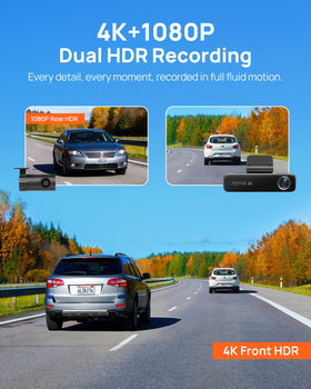 70mai M800 rear camera 1080p for supplementary dash cam evidence.