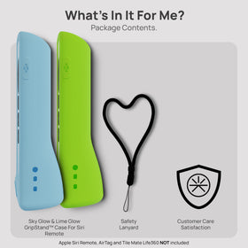 73&Sunny GripStand next to smartphone illustrating compact size and scale