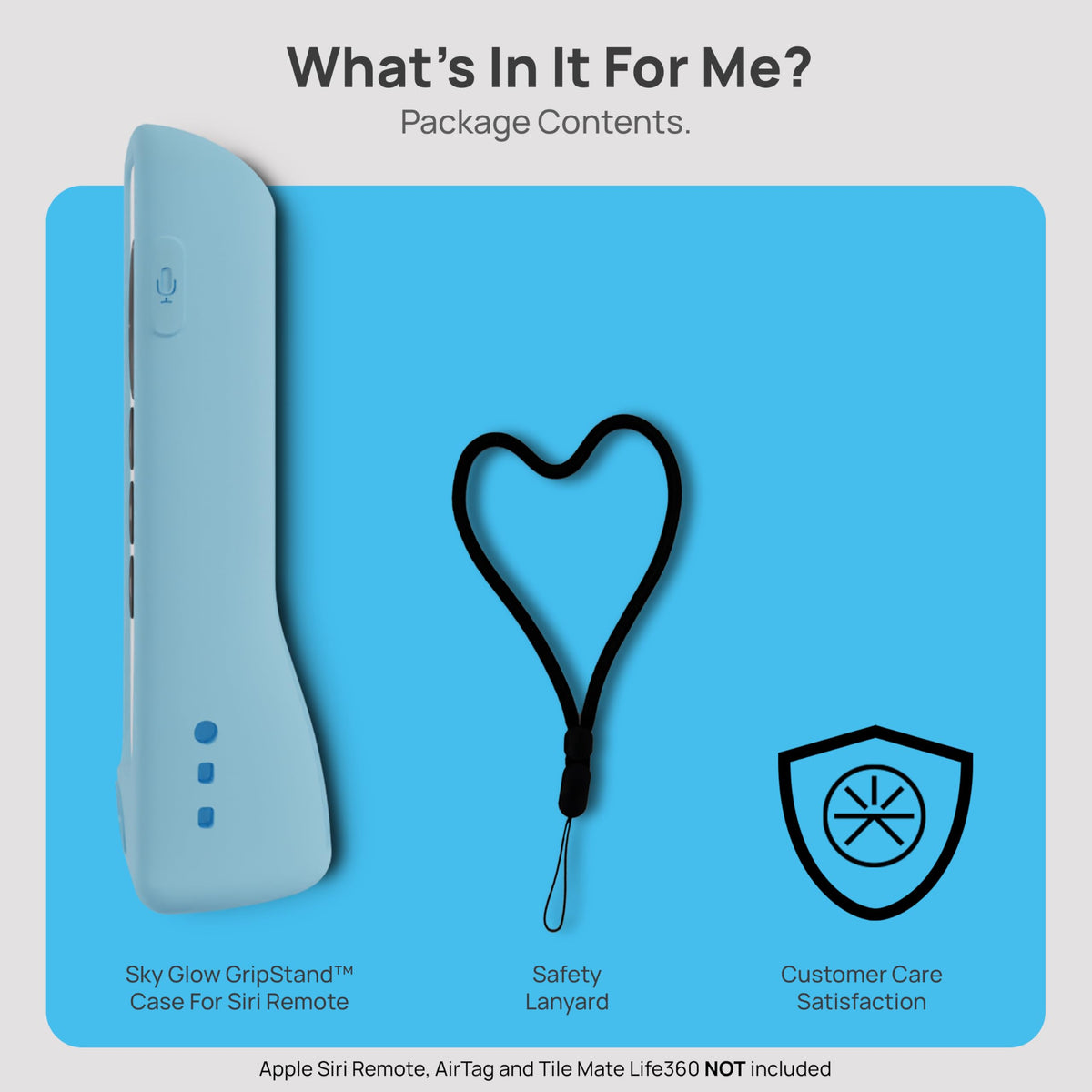 Protective silicone case with lanyard included for 73&Sunny GripStand.
