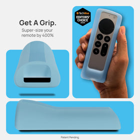 73&Sunny GripStand stand-up design keeps the Siri Remote upright.
