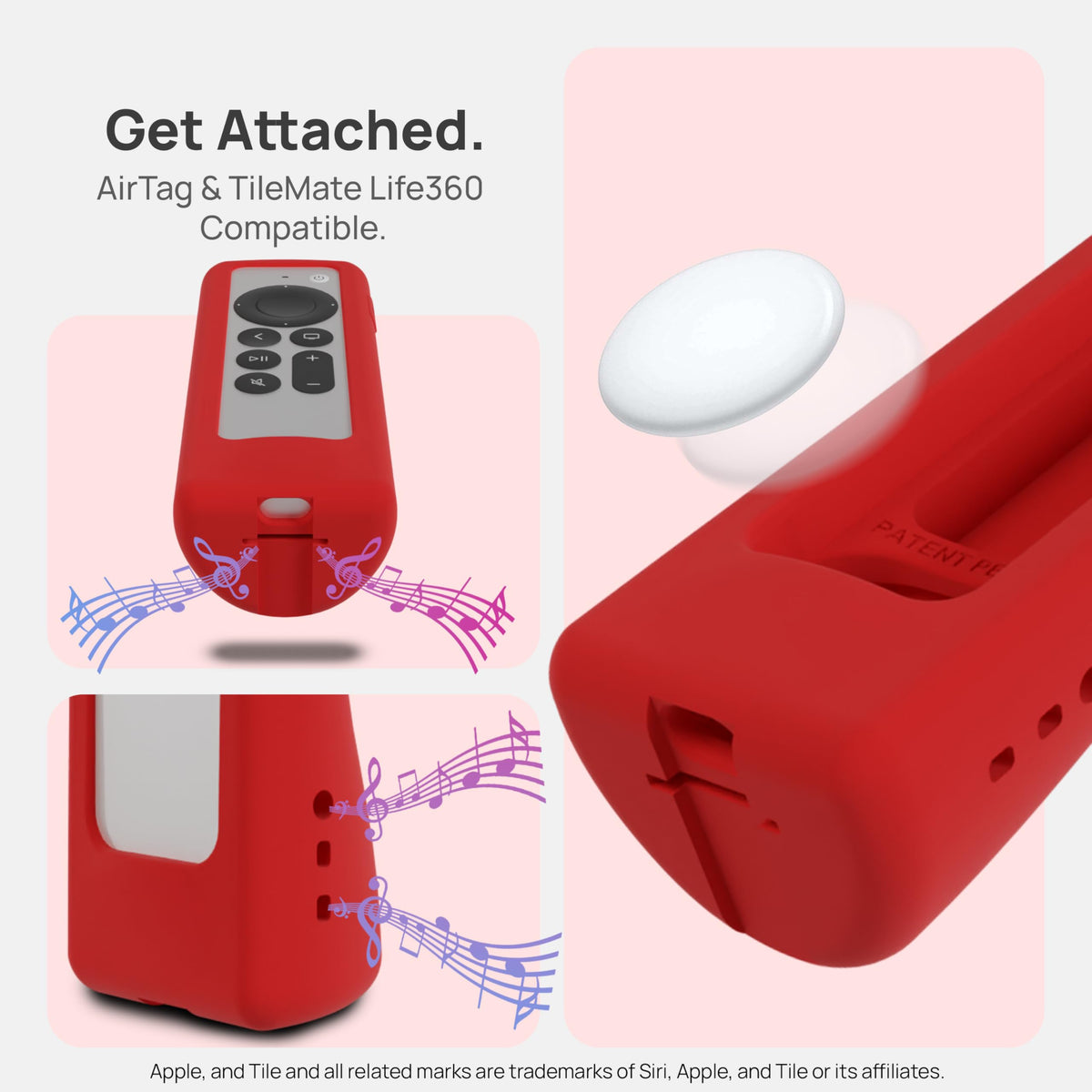 73&Sunny GripStand supports AirTag compatibility to locate the remote easily