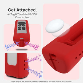 73&Sunny GripStand supports AirTag compatibility to locate the remote easily