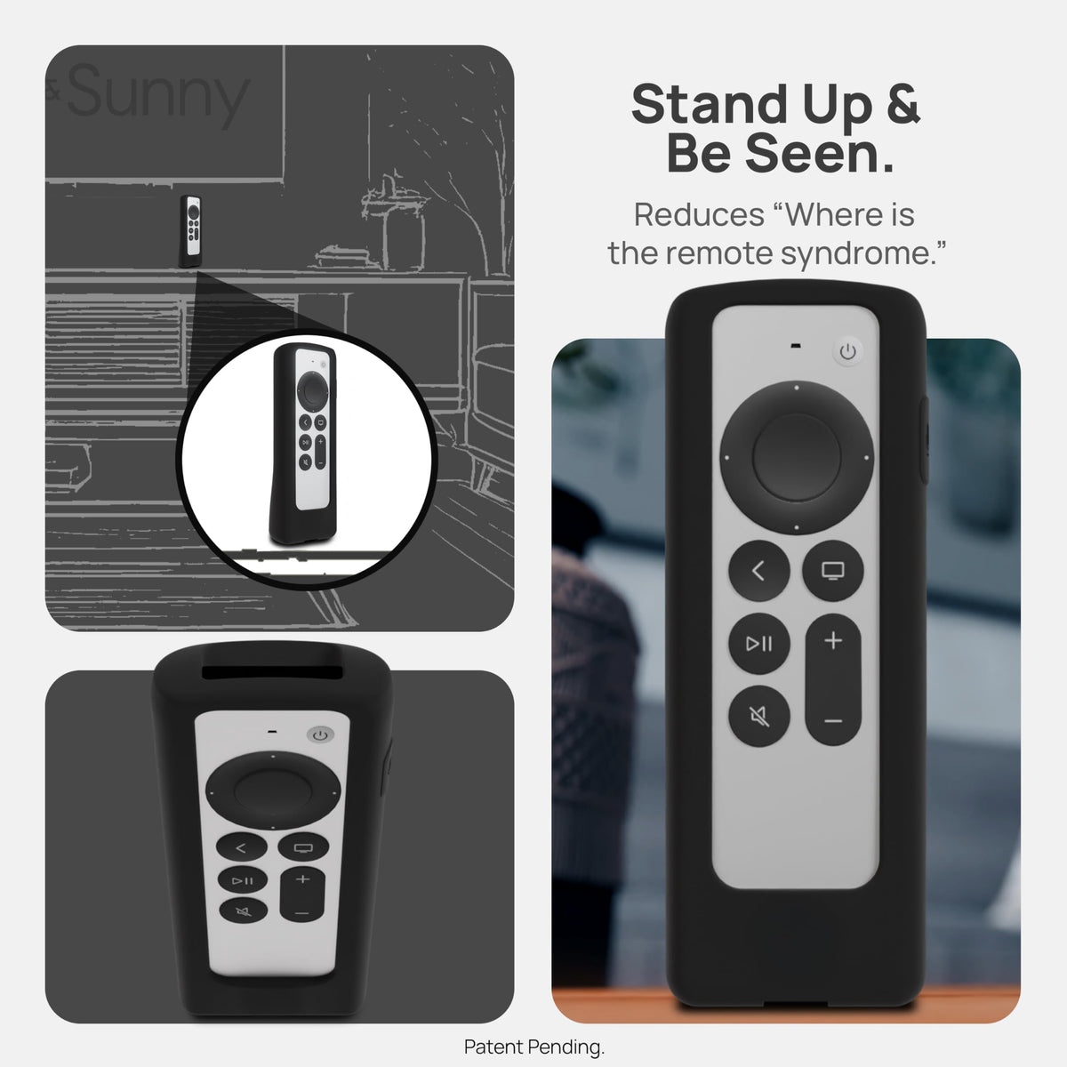 73andsunny GripStand textured silicone enhances grip for comfortable handling