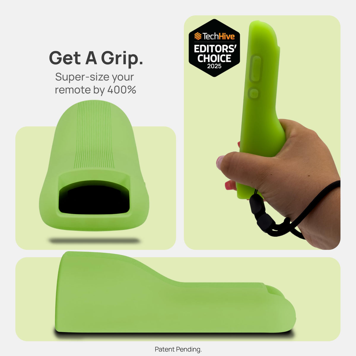 73&Sunny GripStand with enlarged ergonomic grip enhances comfort and control.