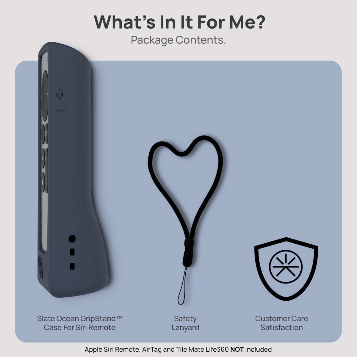 73&Sunny GripStand includes a lanyard for secure carrying and quick access.