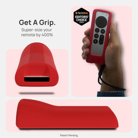 73&Sunny GripStand scratch-resistant silicone protects the Apple TV remote from wear