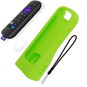 73&Sunny GripStand with stand-up base keeps Roku remote accessible and easy to grab.