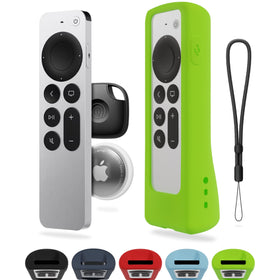 73andsunny GripStand stand-up remote cover keeps the Siri Remote upright for quick grabbing.