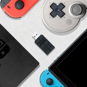 8Bitdo Adapter Switch Controller 2 USB Switch mode enables Switch Pro control