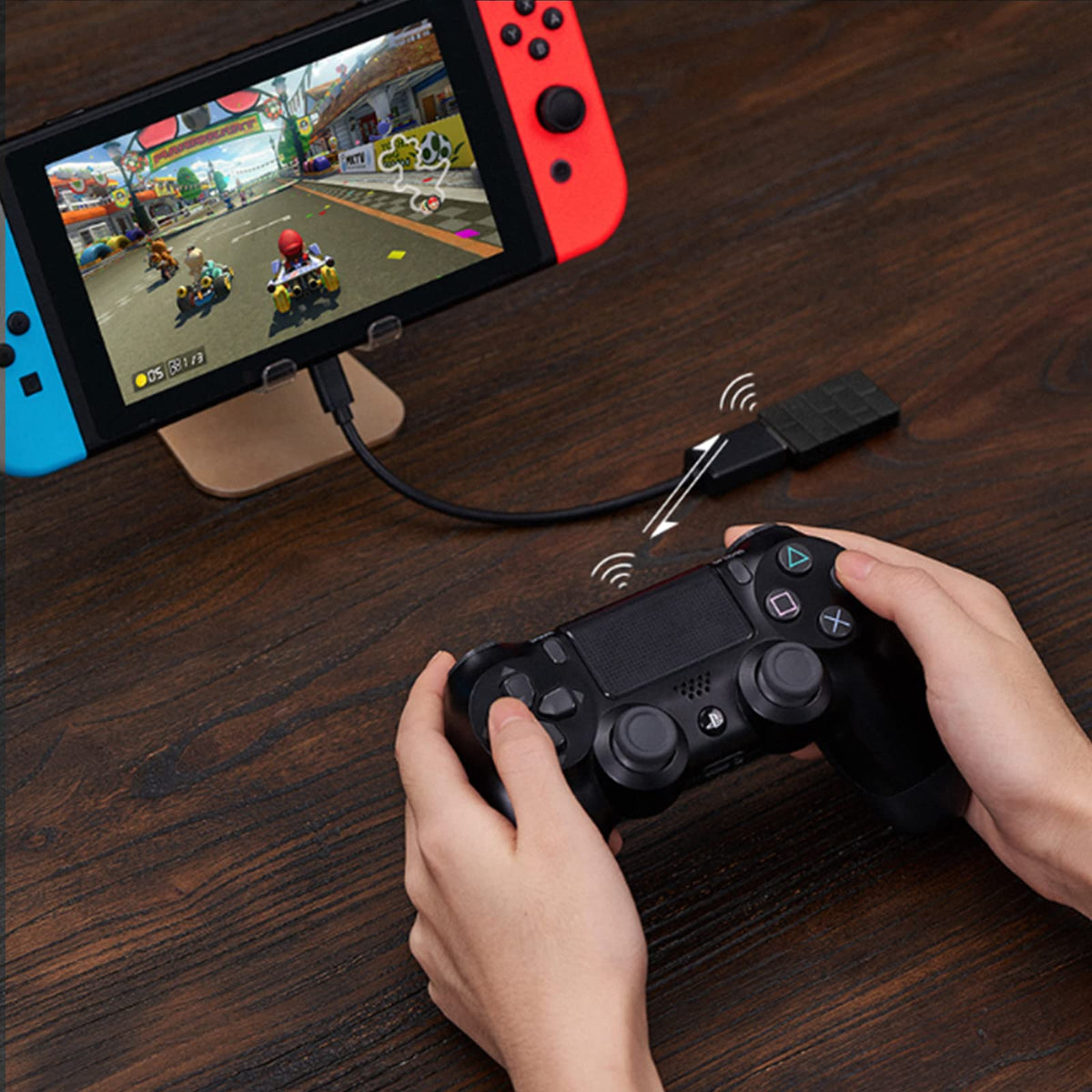 8Bitdo Adapter Switch Controller 2 USB with Joy-Con support for portable gaming