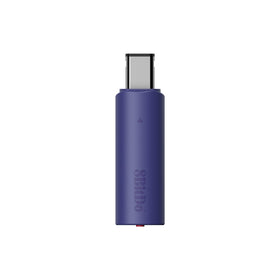 8BitDo receiver close-up of casing texture for durable portable design benefit