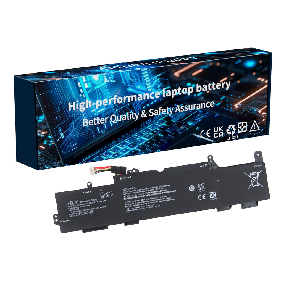 A AMANDA SS03XL battery front view for reliable notebook power